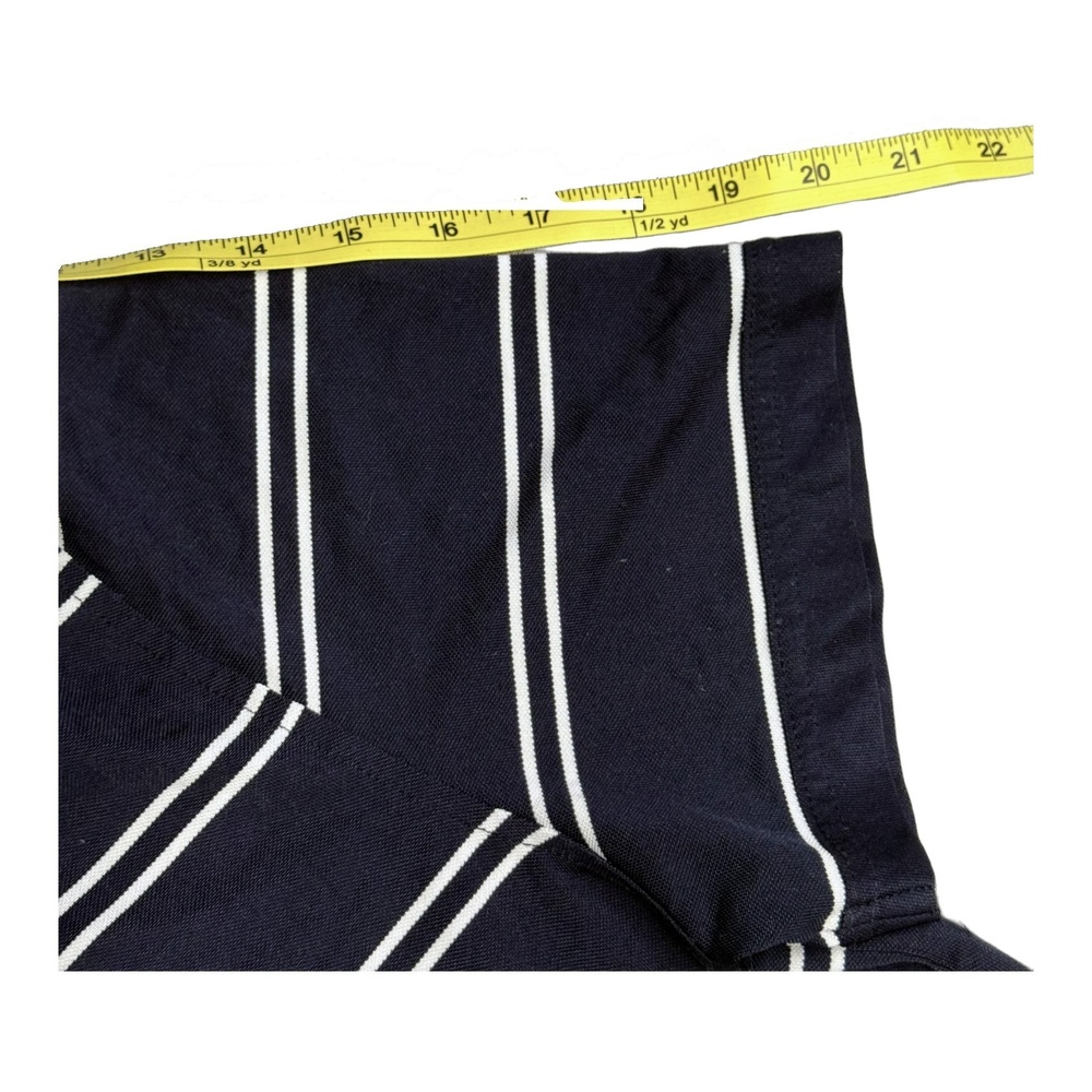 Nautica Mens XL Navy Striped Polo Shirt Tech Pique - Picture 7 of 9